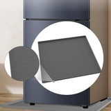 Maxbell Mini Refrigerator Floor Mat Washable Appliance Accessories Freezer Floor Mat Gray