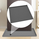 Maxbell Mini Refrigerator Floor Mat Washable Appliance Accessories Freezer Floor Mat Gray