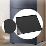 Maxbell Mini Refrigerator Floor Mat Washable Appliance Accessories Freezer Floor Mat Black