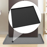 Maxbell Mini Refrigerator Floor Mat Washable Appliance Accessories Freezer Floor Mat Black