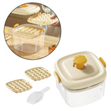 Maxbell Ice Cube Bucket Versatile Quickly Release Holder for Household Kitchen Party Milk White