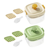 Maxbell Ice Cube Bucket Versatile Quickly Release Holder for Household Kitchen Party Milk White