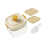 Maxbell Ice Cube Bucket Versatile Quickly Release Holder for Household Kitchen Party Milk White