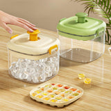 Maxbell Ice Cube Bucket Versatile Quickly Release Holder for Household Kitchen Party Milk White
