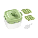 Maxbell Ice Cube Bucket Versatile Quickly Release Holder for Household Kitchen Party Green