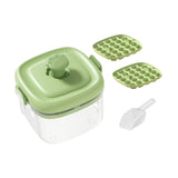 Maxbell Ice Cube Bucket Versatile Quickly Release Holder for Household Kitchen Party Green