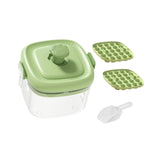 Maxbell Ice Cube Bucket Versatile Quickly Release Holder for Household Kitchen Party Green
