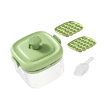 Maxbell Ice Cube Bucket Versatile Quickly Release Holder for Household Kitchen Party Green
