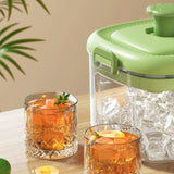 Maxbell Ice Cube Bucket Versatile Quickly Release Holder for Household Kitchen Party Green