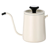 Maxbell 600ml Slim Gooseneck Coffee Kettle Tea Pot Comfortable Grip Hand Drip Kettle White