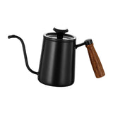 Maxbell 600ml Slim Gooseneck Coffee Kettle Tea Pot Comfortable Grip Hand Drip Kettle Black