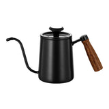 Maxbell 600ml Slim Gooseneck Coffee Kettle Tea Pot Comfortable Grip Hand Drip Kettle Black