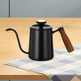 Maxbell 600ml Slim Gooseneck Coffee Kettle Tea Pot Comfortable Grip Hand Drip Kettle Black