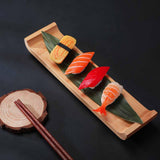 Maxbell Sashimi Sushi Plate Dessert Plate Japanese Sushi Serving Tray for Restaurant S