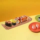 Maxbell Sashimi Sushi Plate Dessert Plate Japanese Sushi Serving Tray for Restaurant M