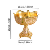 Maxbell Wedding Centerpiece Fruit Plate Fruit Bowl for Arrangement Event Living Room Gold