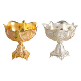 Maxbell Wedding Centerpiece Fruit Plate Fruit Bowl for Arrangement Event Living Room Gold