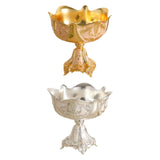 Maxbell Wedding Centerpiece Fruit Plate Fruit Bowl for Arrangement Event Living Room Gold