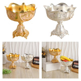 Maxbell Wedding Centerpiece Fruit Plate Fruit Bowl for Arrangement Event Living Room Gold