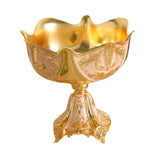 Maxbell Wedding Centerpiece Fruit Plate Fruit Bowl for Arrangement Event Living Room Gold