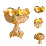 Maxbell Wedding Centerpiece Fruit Plate Fruit Bowl for Arrangement Event Living Room Gold