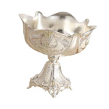 Maxbell Wedding Centerpiece Fruit Plate Fruit Bowl for Arrangement Event Living Room Silver