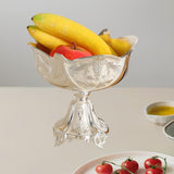 Maxbell Wedding Centerpiece Fruit Plate Fruit Bowl for Arrangement Event Living Room Silver