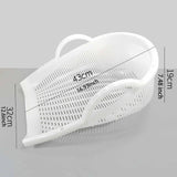 Maxbell Sand Sieve Hollow Out with Double Ear Sand Dipper for Beach Garage Household