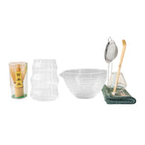 Maxbell 7Pcs Japanese Ceremonial Matcha Tea Set Sifter for Friends Tea Lovers Family