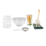 Maxbell 7Pcs Japanese Ceremonial Matcha Tea Set Sifter for Friends Tea Lovers Family