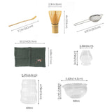 Maxbell 7 Pieces Japanese Ceremonial Matcha Tea Set for Matcha Preparation Beginners