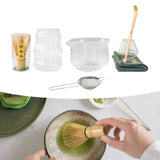 Maxbell 7Pcs Matcha Tea Set Traditional for Tea Making Tea Lovers Matcha Preparation