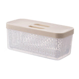Maxbell Drain Vegetable Storage Box Household Multifunction Large Capacity Food Seal
