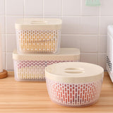 Maxbell Drain Vegetable Storage Box Household Multifunction Large Capacity Food Seal