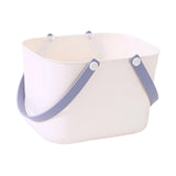 Maxbell Portable Shower Basket, Organizer Shower Basket for Kitchen College Bathroom White