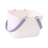 Maxbell Portable Shower Basket, Organizer Shower Basket for Kitchen College Bathroom White