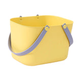 Maxbell Portable Shower Basket, Organizer Shower Basket for Kitchen College Bathroom Yellow