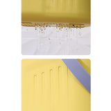 Maxbell Portable Shower Basket, Organizer Shower Basket for Kitchen College Bathroom Yellow