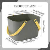 Maxbell Portable Shower Basket, Organizer Shower Basket for Kitchen College Bathroom Green