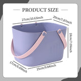Maxbell Portable Shower Basket, Organizer Shower Basket for Kitchen College Bathroom Purple