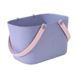 Maxbell Portable Shower Basket, Organizer Shower Basket for Kitchen College Bathroom Purple