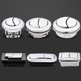 Maxbell Heart Shaped Toilet Tank Button Toilet Press Button, for Bathroom Decoration Clear