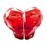 Maxbell Heart Shaped Toilet Tank Button Toilet Press Button, for Bathroom Decoration Red