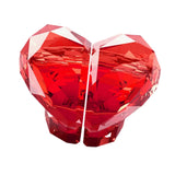 Maxbell Heart Shaped Toilet Tank Button Toilet Press Button, for Bathroom Decoration Red