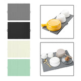 Maxbell Dish Drain Mat Foldable Pot Holder Sink Drying Mat Heat Insulation