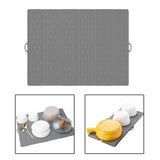 Maxbell Dish Drain Mat Foldable Pot Holder Sink Drying Mat Heat Insulation