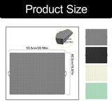 Maxbell Dish Drain Mat Foldable Pot Holder Sink Drying Mat Heat Insulation