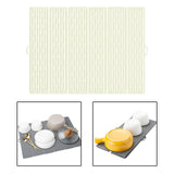 Maxbell Dish Drain Mat Foldable Pot Holder Sink Drying Mat Heat Insulation