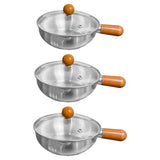 Maxbell Stainless Steel Sauce Pan Small Stockpot Butter Warmer for Camping 400ml