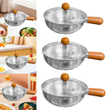 Maxbell Stainless Steel Sauce Pan Small Stockpot Butter Warmer for Camping 400ml